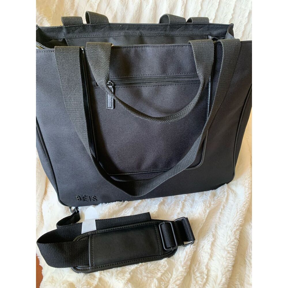 BEIS NWT The East/West Tote in BLACK - Picture 9 of 10